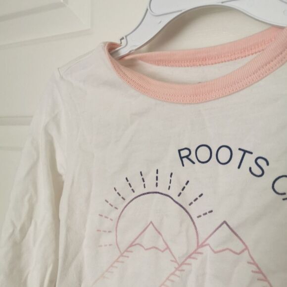 3/$20 Roots Canada girls Long sleeve shirt size 3t - Picture 3 of 6